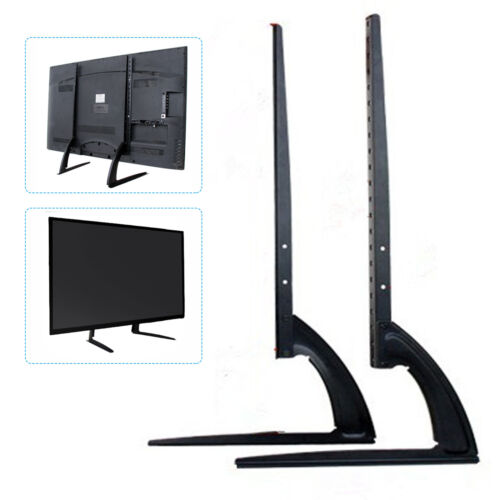 Support de télévision LCD DEL table pied pied de télévision pour 32-70 pouces 2,5 mm épais acier - Photo 1/14