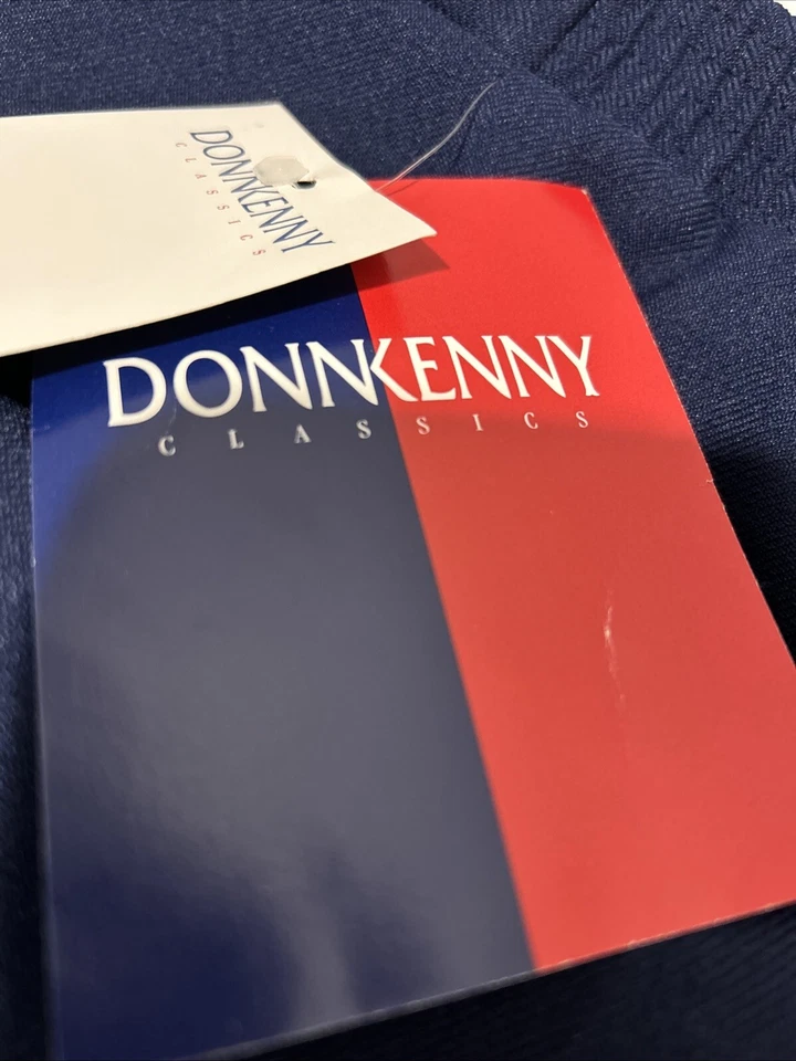 Donnkenny Classics Womens Sz 20 Elastic Waist Pants Navy Fortrel Stretch NWT - Image 3 of 3