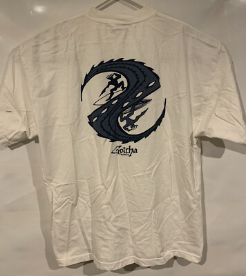 Vintage Gotcha Shirt Surfing Tribal 