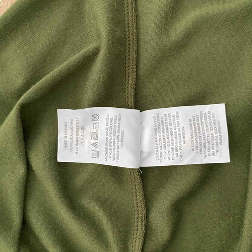 Tanque pequeño J.Crew verde oliva nuevo con etiquetas c3 - Imagen 9 de 10