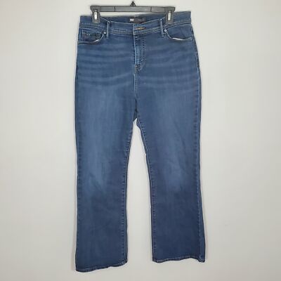 Levi's 512 Perfectly Slimming Boot Cut Mid Rise Med Wash Size 12S 31x30