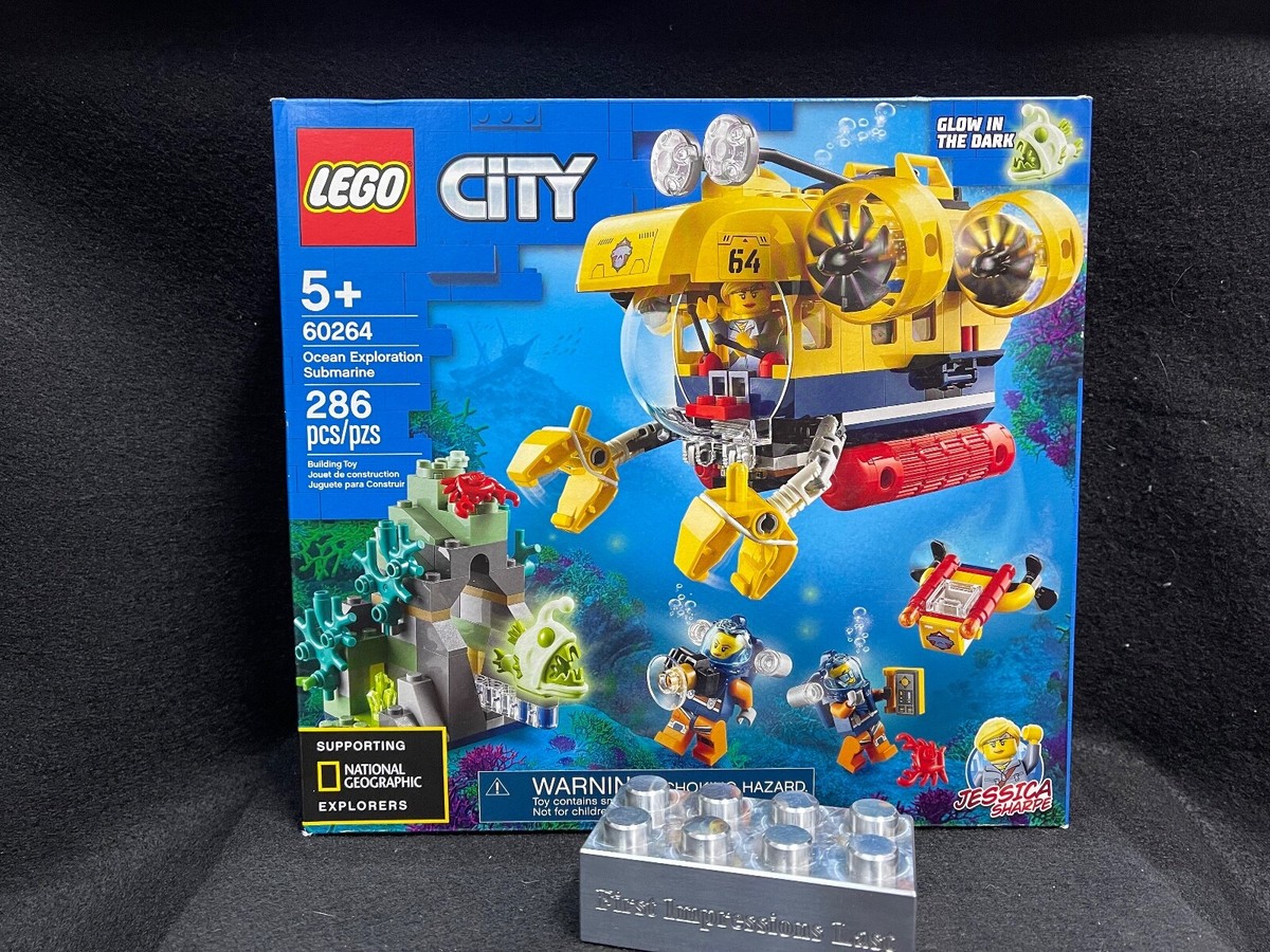 City Ocean Exploration Submarine 60264 Lego City Sottomarino 60264