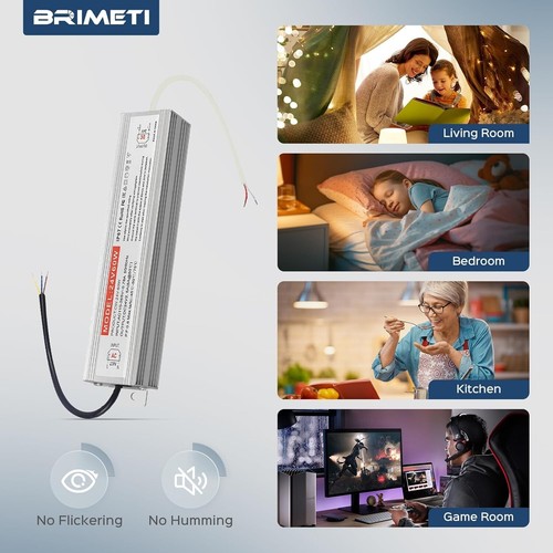 24V Transformer for LED Lights, BRIMETI 240V to 24V Transformer LED Driver 24V 6 - Picture 6 of 6
