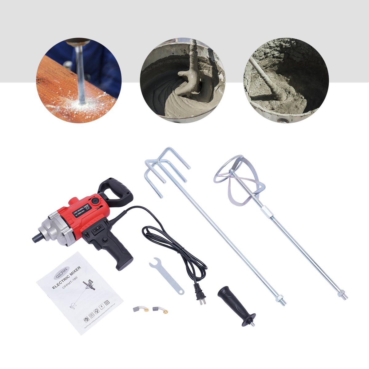 Electric Drill Concrete Mixing Rod, Paint Mixing Paint Mixer