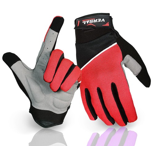 Cycling Gloves Full Finger Gel Palm Touchscreen MTB Bicycle Riding Mountain Bike - Picture 22 of 29