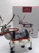 2024 Hallmark Keepsake Father Christmas's Reindeer Ornament. - Limited Edition