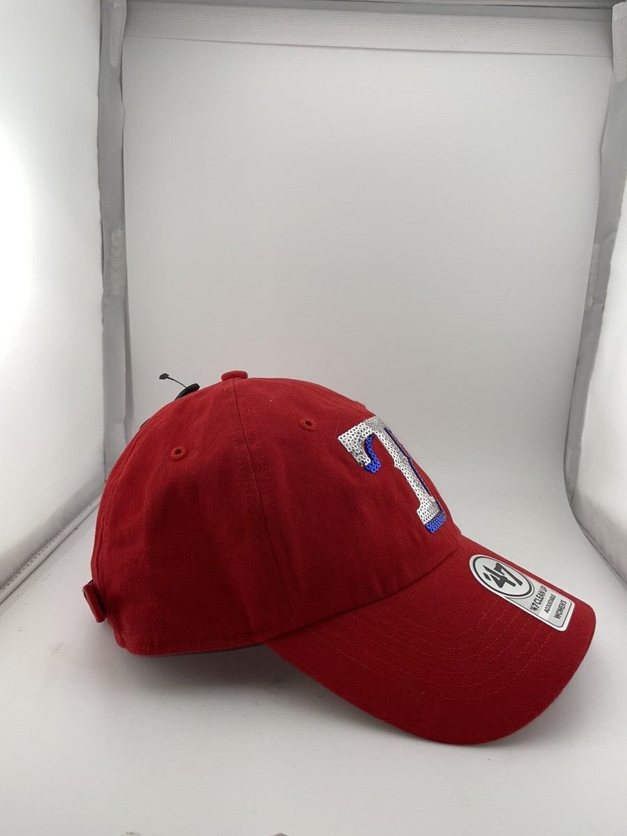 \'47 Texas Rangers Clean Up Red Adjustable Strap Hat Embellished Cap​​​​​​​​​​​​ 47 Texas Rangers Clean Up Red Adjustable Strap Hat  main image 2