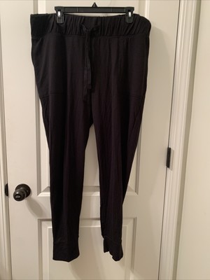 Isabel Maternity by Ingrid & Isabel Women's Black Active Wear Pants Size XL