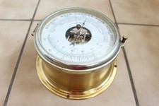 DEKORATIVES SCHIFFS-BAROMETER VON SCHATZ, MADE IN GERMANY #11450