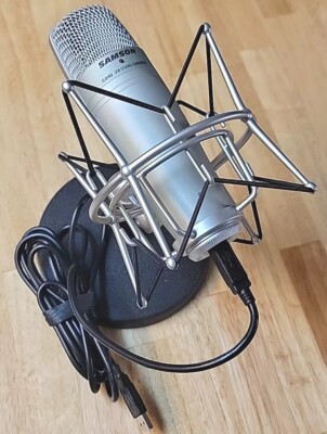 Samson C01 Studio Recording Microphone Curved Pop  Shock Mount With Stand