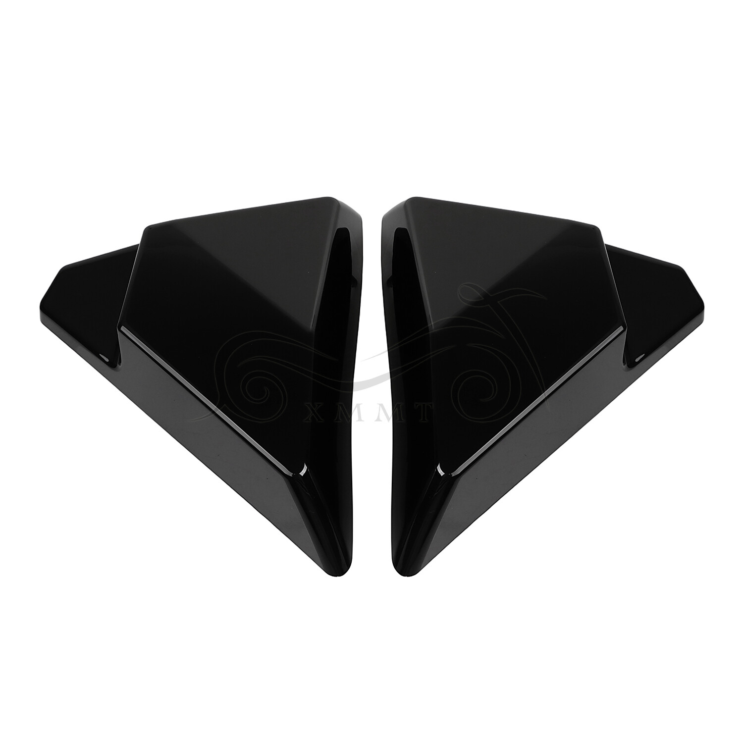 Gloss Black Left Right Side Cover Panels For Harley CVO Road Street Glide FLHX
