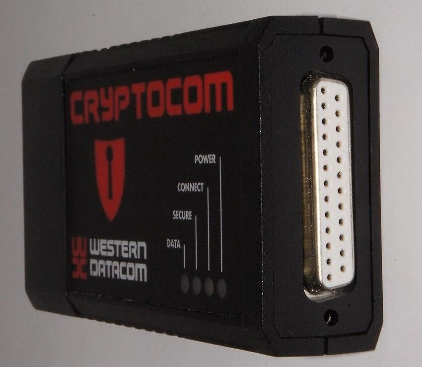 NEW WESTERN DATACOM CRYPTOCOM 2000 V.90 SECURITY MODEM WITH POWER SUPPLY & CABLE - Image 4 of 4