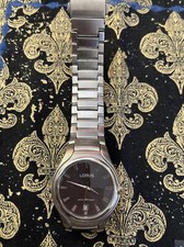 Vintage Lorus Wristwatch, LR3370, Japan Movement, Stainless Steel Caseback, 35mm