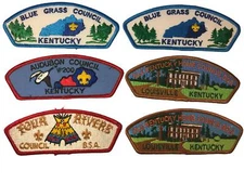 Lot of Kentucky Councils 1/2 Dozen BSA CSPs Mint CSP (BHP1805)