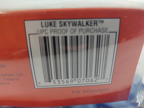 Playskool Star Wars Jedi Force Luke Skywalker with speeder board by Hasbro 2005 - Picture 9 of 9