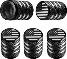 Tire Valve Stem Cap Cover - 5 Pack Tire Air Cap Metal with Plastic Liner Corro