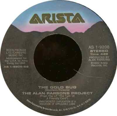 The Alan Parsons Project Prime Time Vinyl Single 7inch Arista
