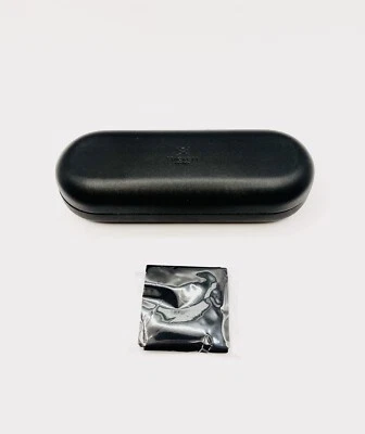 HACKETT LONDON Hackett glasses case new with cleaning cloth in black Brand New