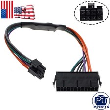 New ATX Power Supply Cable For DELL Optiplex 3020 7020 9020 T1700 24pin To 8pin