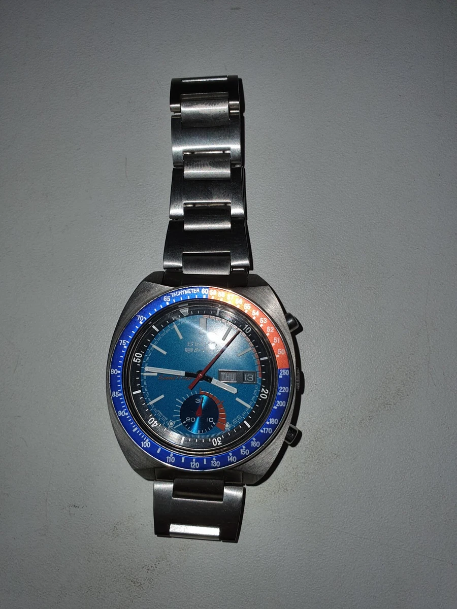 Rare Vintage Seiko 6139 6002 Sunrise JDM Chronograph Automatic