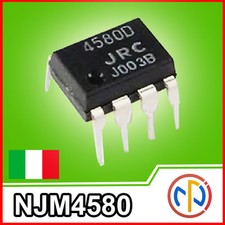 NJM4580D Amplificatore Operazionale Duale a Basso Rumore 800mW DUAL-OP DIP-8