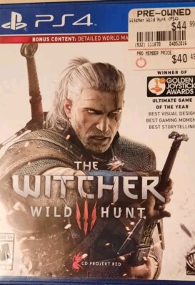 Witcher 3: Wild Hunt (PlayStation 4, 2015)
