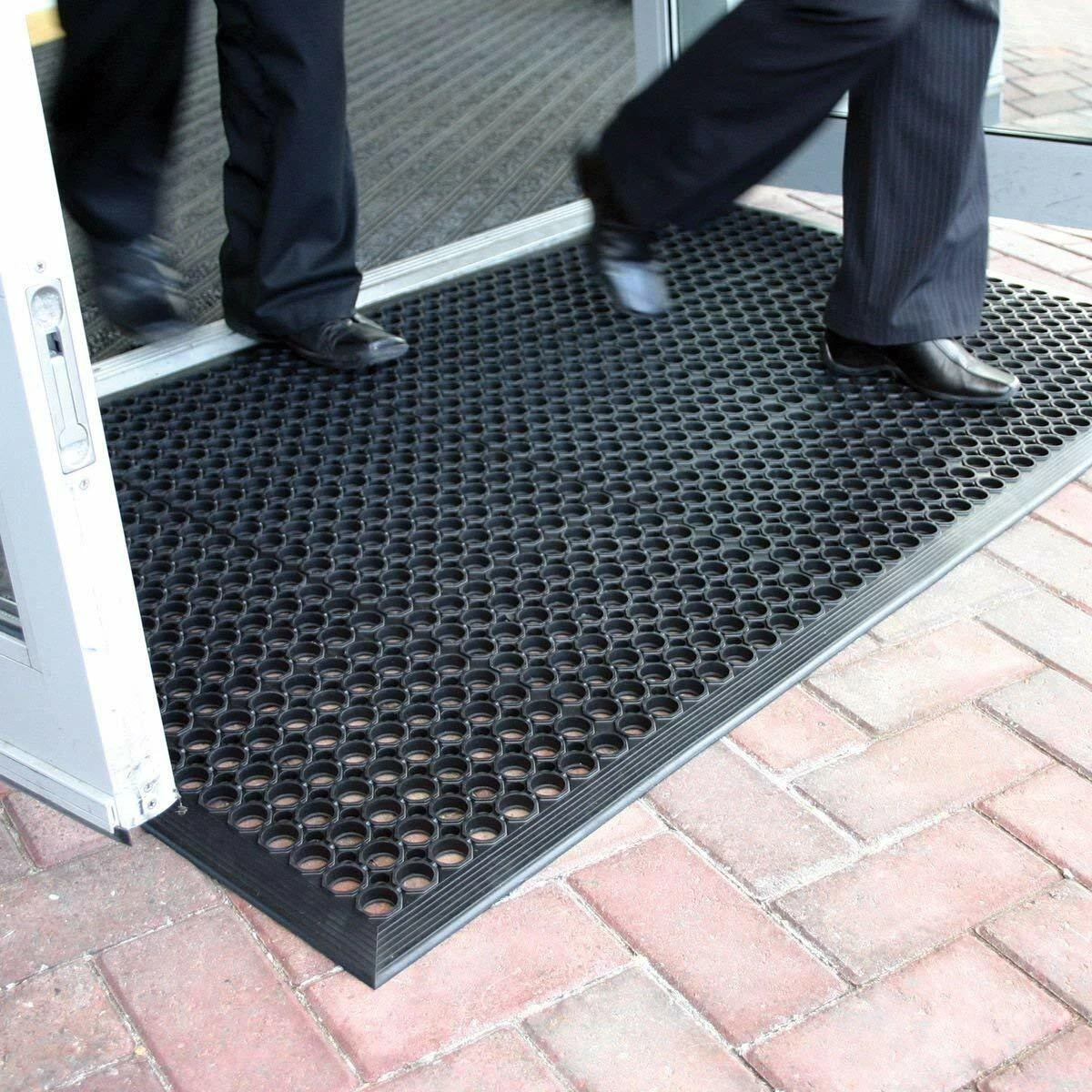 Industrial Rubber Mat Heavy Duty Entrance Doormat Non Slip Outdoor Indoor 