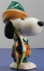 Vintage Peanuts Snoopy "Robin Hood" Determined Ceramic Figurine Rare 1977 Mint  — photo 1