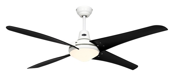 Deckenventilator Fernbedienung Decken LüFter Lampe Mirage Weiß & Schwarz 142 Cm-image