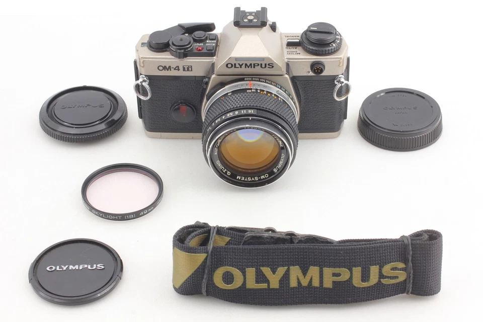 [N NEUWERTIG + mit Gurt] Olympus OM-4 Ti Filmkamera MC Auto-S 50 mm f/1.4 aus Japan - Bild 3 von 4