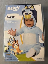 BLUEY Costume Spirit Halloween Infant Size 18-24 Infants In Very Good Condition