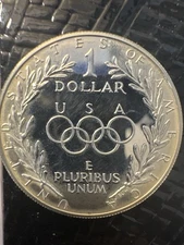 #70 1988-S Proof Silver Commemorative $1 Dollar Coin  - Seoul Olympics Olympiad