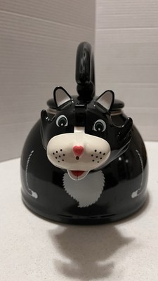 Kamenstein TeaCatty Whistling Tea Kettle Vintage Cutest Kitty Cat On Any Stove