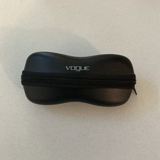 Authentic Vogue Medium Black Glasses Case with new Cleaning Cloth