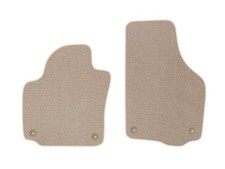 Velours Fußmatten für VW Golf Plus Bj. 2004 - 2014 Automatten BEIGE VORNE ALPS