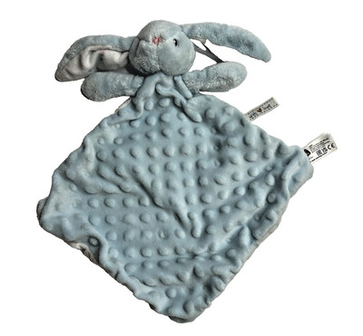 Early Learning Centre Bunny Rabbit Lovey Minky Dot Stars Plush Heart Nose Baby