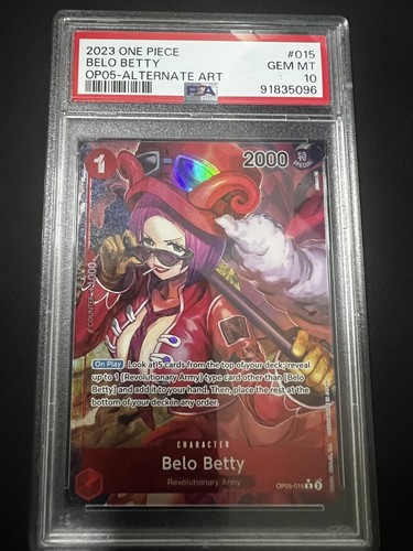 Belo Betty (Alternate Art) graded PSA 10 for sale on eBay