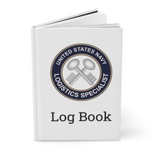 US Navy Logistics Specialist Rating Log Book LS Emblem Journal