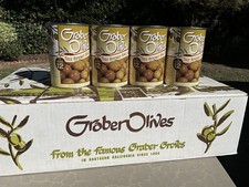 Graber Olives Co. Size 12 Canned Olives, Lot Of 4 Cans