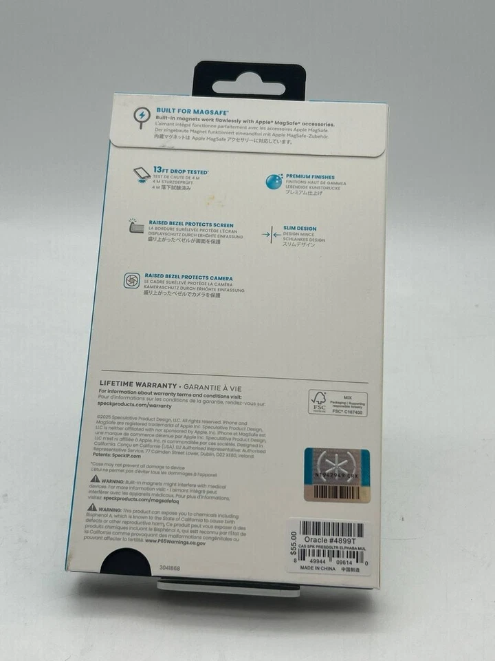 Speck - Presidio Lux para Apple iPhone 17 Pro Max - Glitter/ouro metálico - Imagem 2 de 2