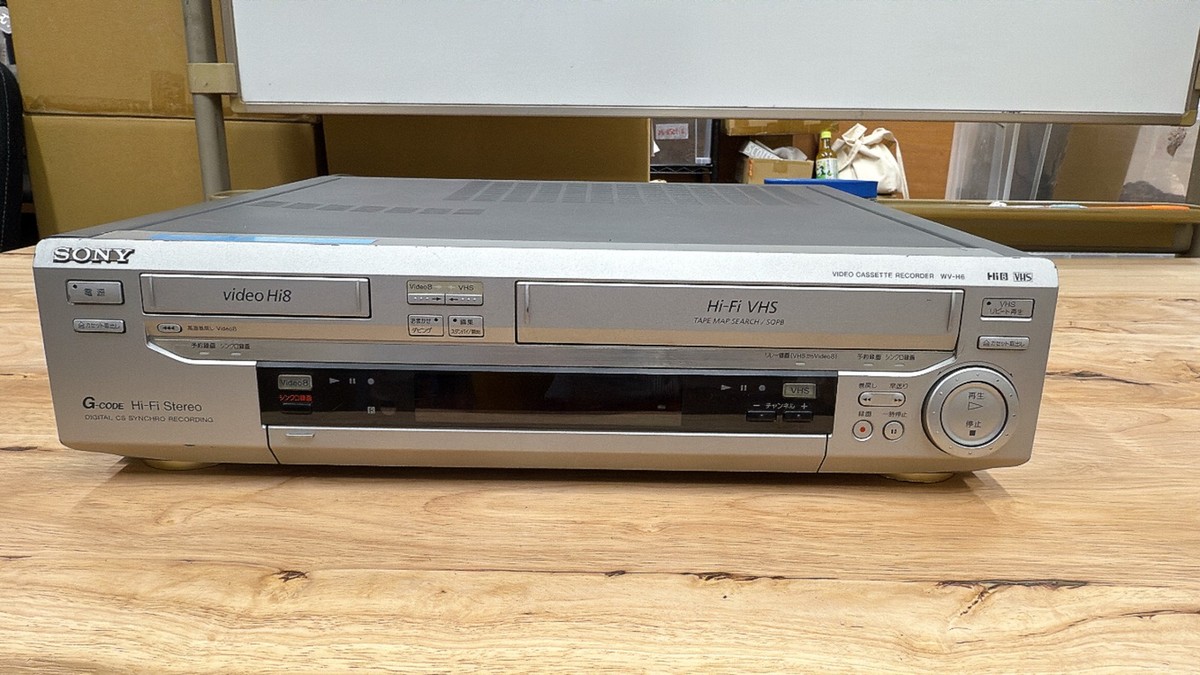 SONY WV-H6 Hi8 8mm VHS VCR W Video Deck Player Used | eBay