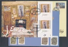 XE75327 Belgium 1999 Ensor art nobel prize winners maxicards used