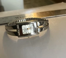 Willow Bay Women's Silver Toned Analog Bracelet Band Watch