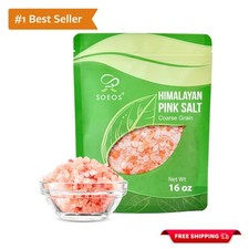 16 Oz Himalayan Coarse Pink Salt - Elevate Your Cooking with Flavor