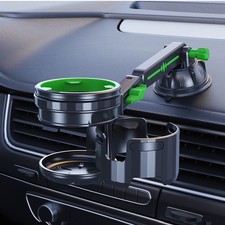 2in1 Saugnapf Auto Getränkehalter zur sicheren Getränkeplatzierung in Fahrzeug
