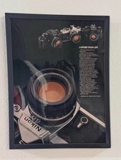 Vintage Nikon Camera Framed Magazine Ad Print 10x13 Nikkor Photography Decor