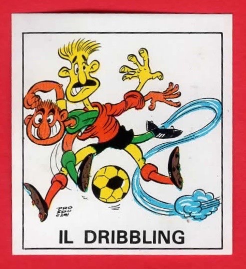 PROSDOCIMO CALCIATORI PANINI 1970/71 - 10b - IL DRIBBLING