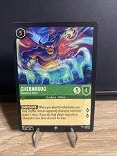 Disney Lorcana TCG Chernabog Unnatural Force 77/204 Ultra Rare