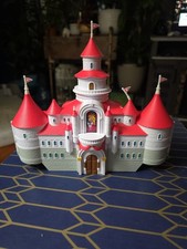 Nintendo The Super Mario Bros Movie Kingdom Castle, two plants.