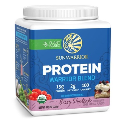 Sunwarrior - Warrior Blend, Plant Based, Raw Vegan Protein Powder with Peas  ...